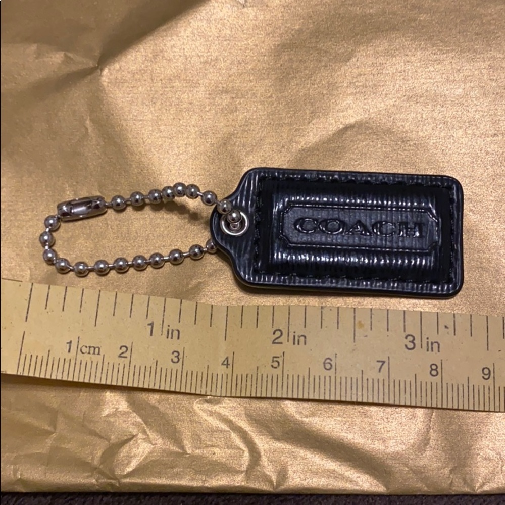 Authentic Coach Leather tag